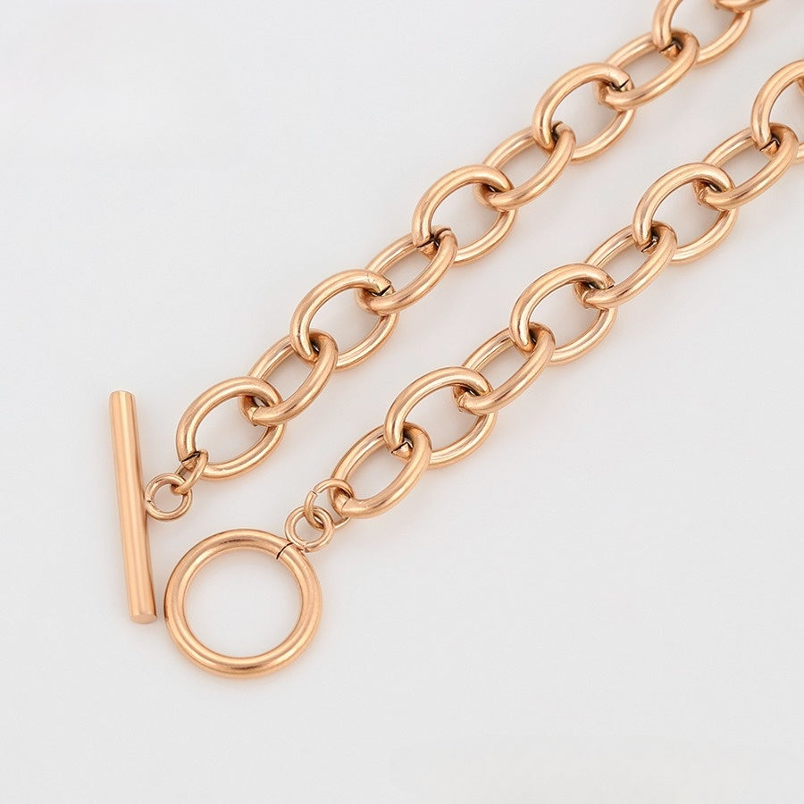 Rose Gold Diamond Embrace Bracelet