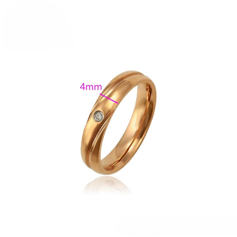 Rose Gold Diamond Embrace Ring