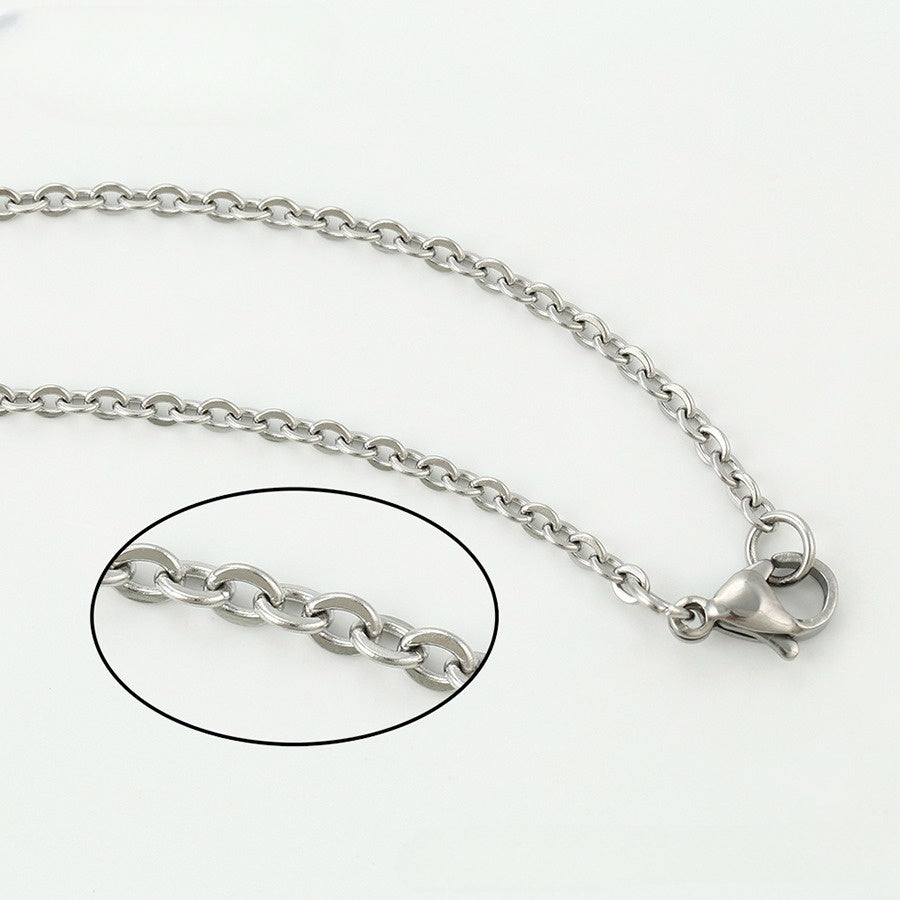 Silver Infinity Duo Necklace