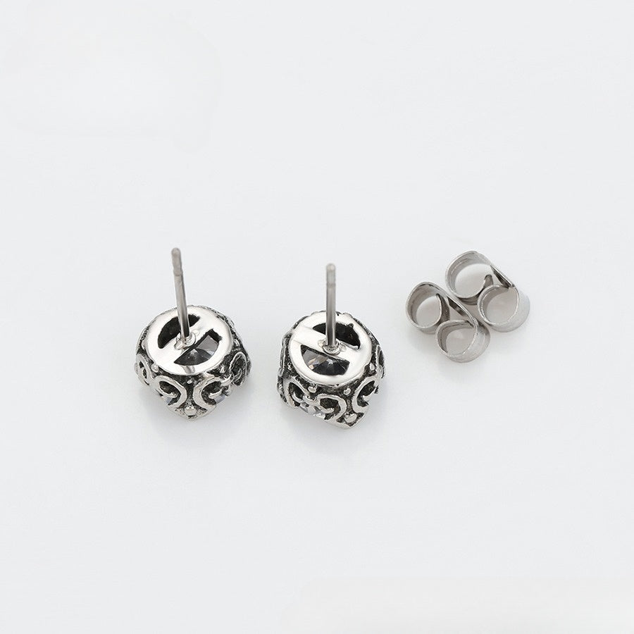 Silver Stud Earrings