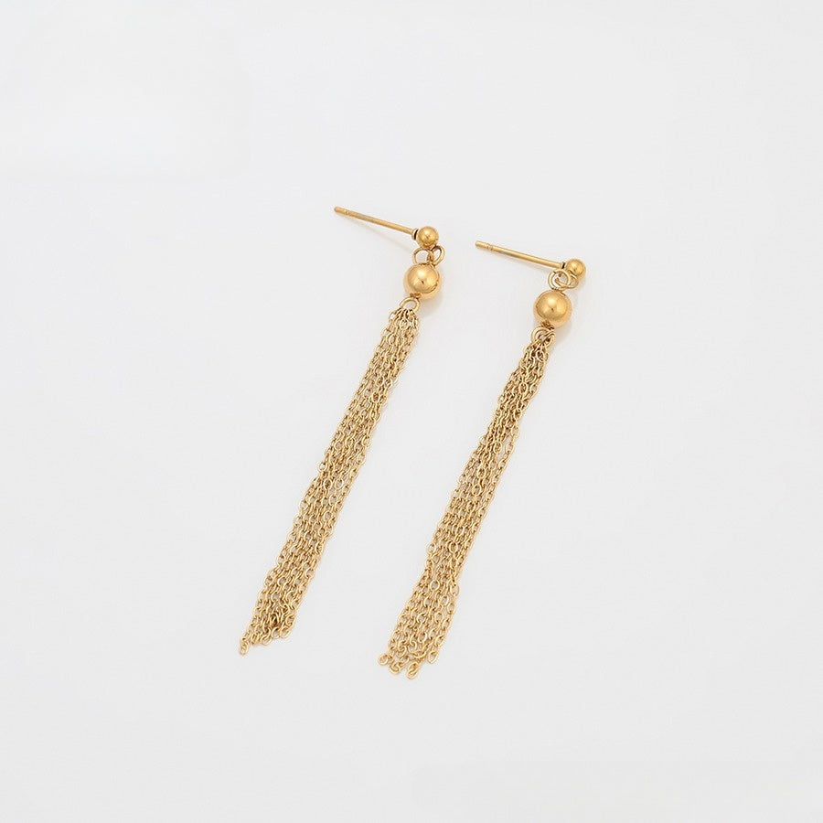 (Don't have) Auric Elegance Tassel Earrings