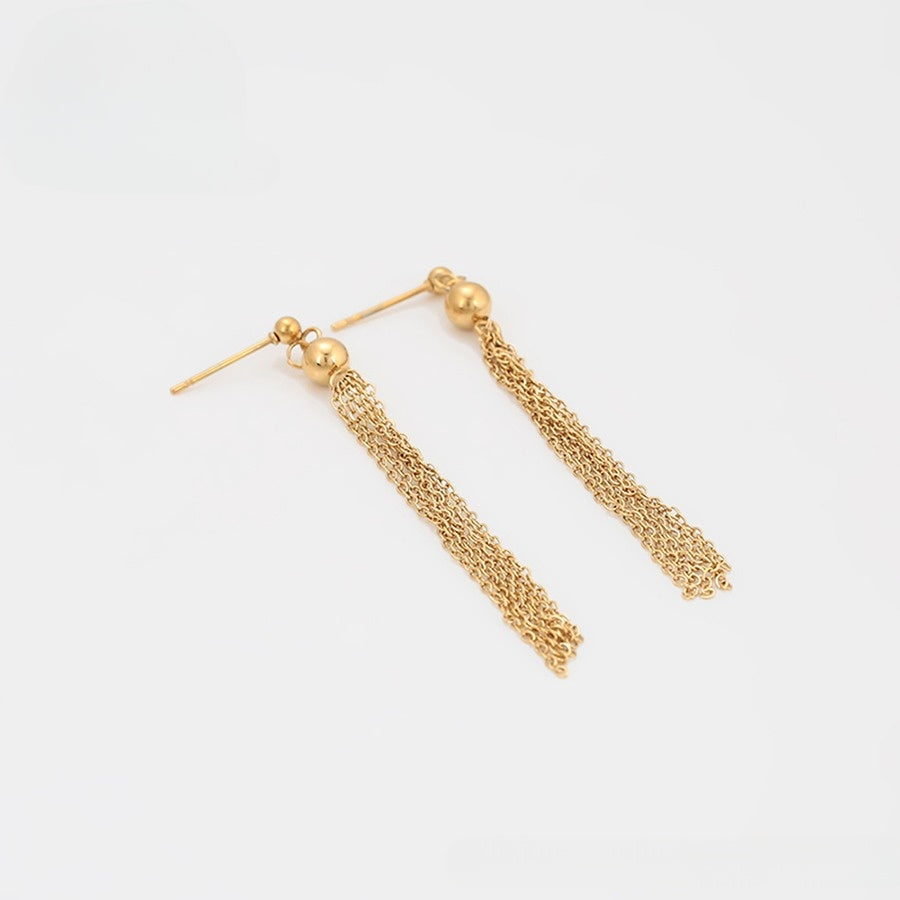 (Don't have) Auric Elegance Tassel Earrings