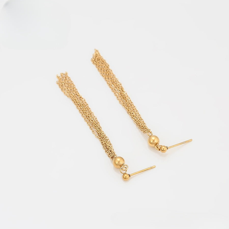 (Don't have) Auric Elegance Tassel Earrings