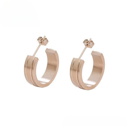 Rose Gold Elegant Earrings