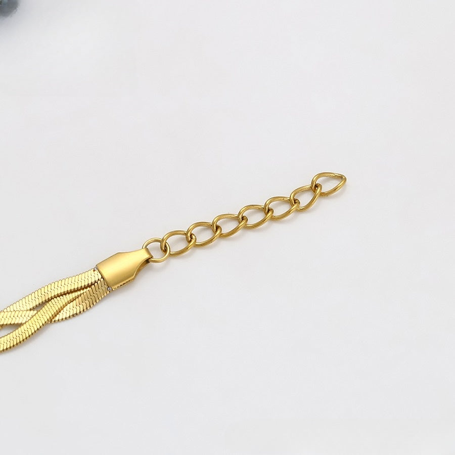 (Keep) Twisted Elegance Gold Bracelet