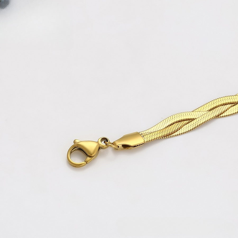 (Keep) Twisted Elegance Gold Bracelet