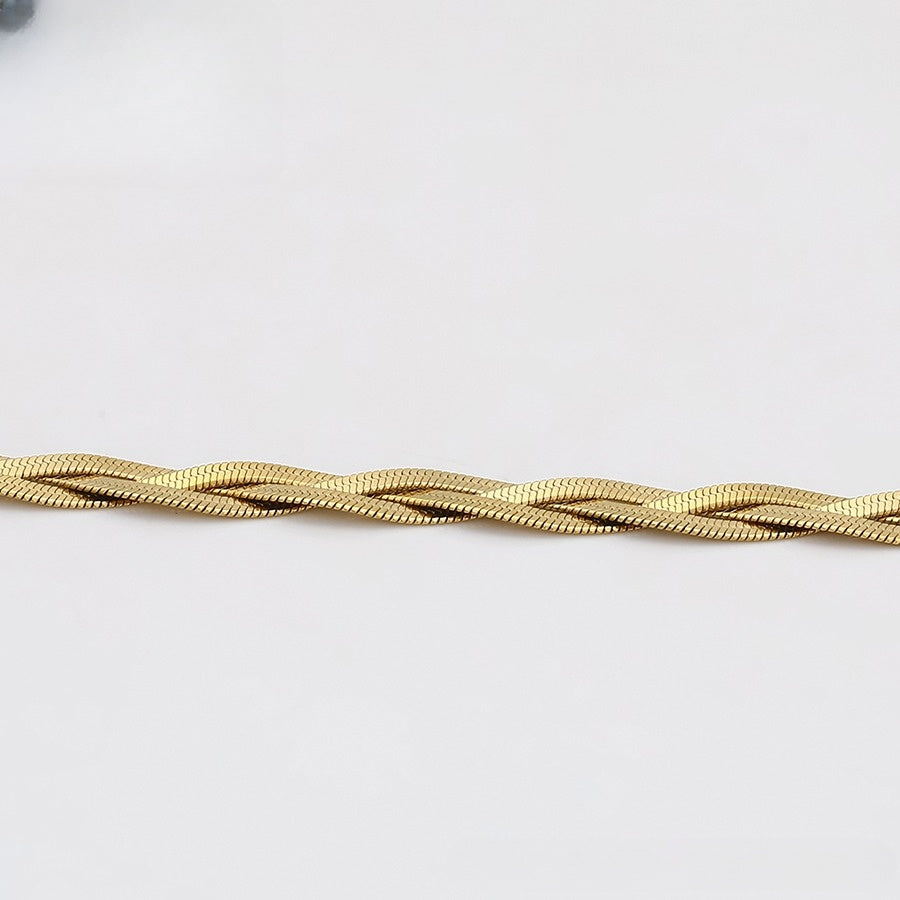 (Keep) Twisted Elegance Gold Bracelet