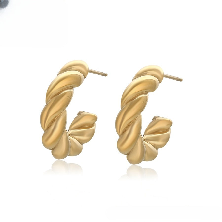 (Keep) Gold Twisted Earrings