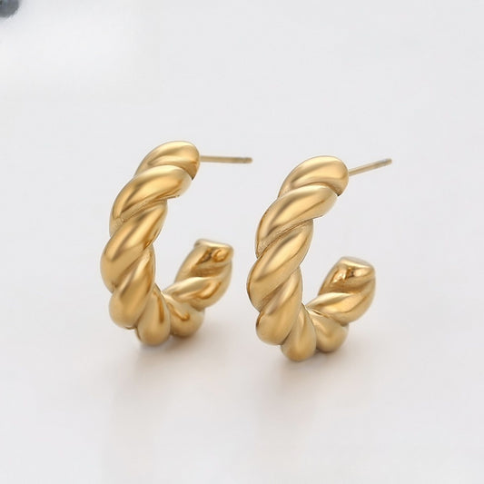 (Keep) Gold Twisted Earrings