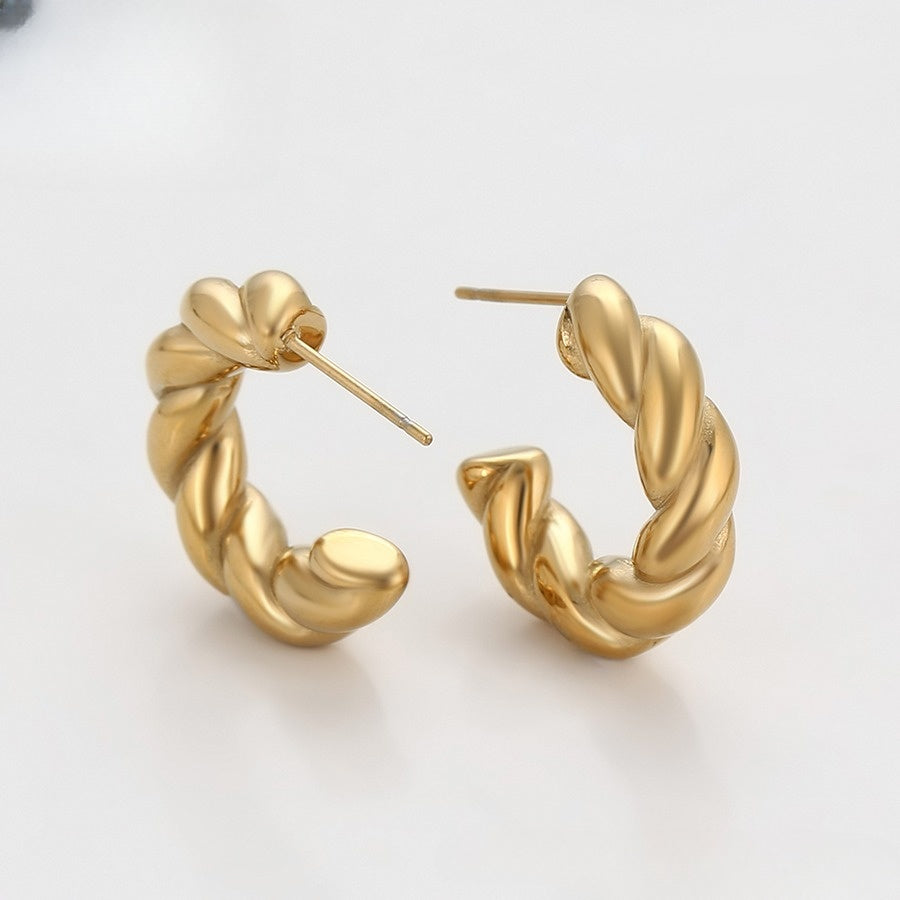 (Keep) Gold Twisted Earrings