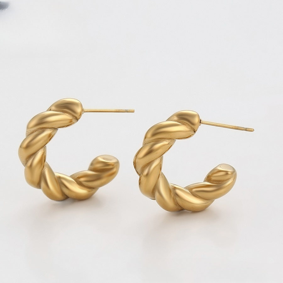 (Keep) Gold Twisted Earrings