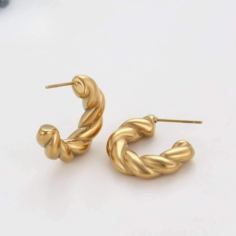 (Keep) Gold Twisted Earrings