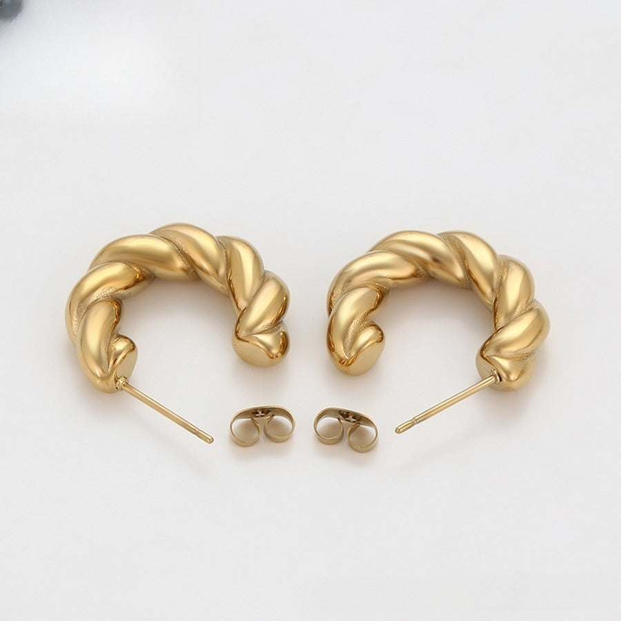 (Keep) Gold Twisted Earrings