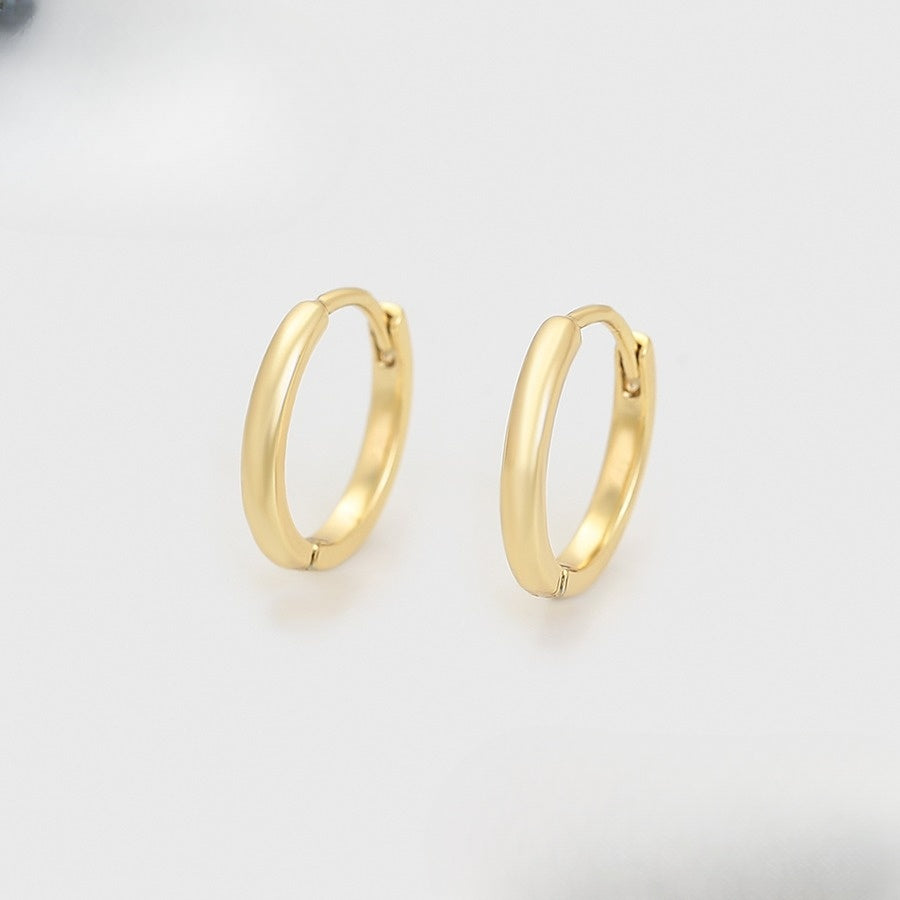 (Keep) Gold Round Earrings