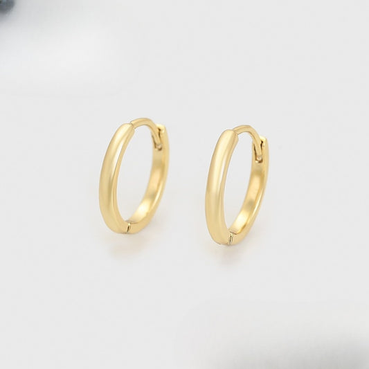 (Keep) Gold Round Earrings