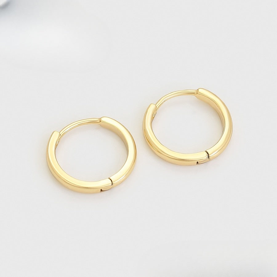 (Keep) Gold Round Earrings